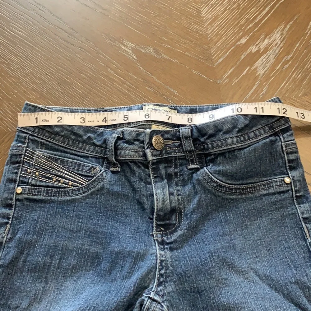 Cherokee blue medium wash denim straight jeans Size 10